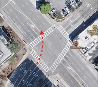 Intersection before centerline hardening
