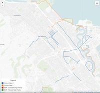 My 2020 Map of San Mateo Bike Lanes My 2020 Map